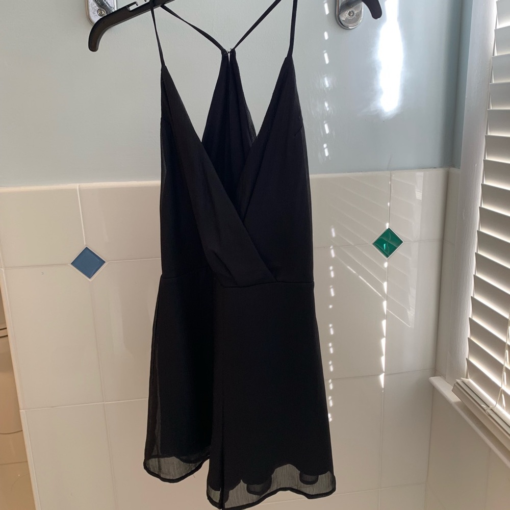 The Impeccable Pig Black Romper